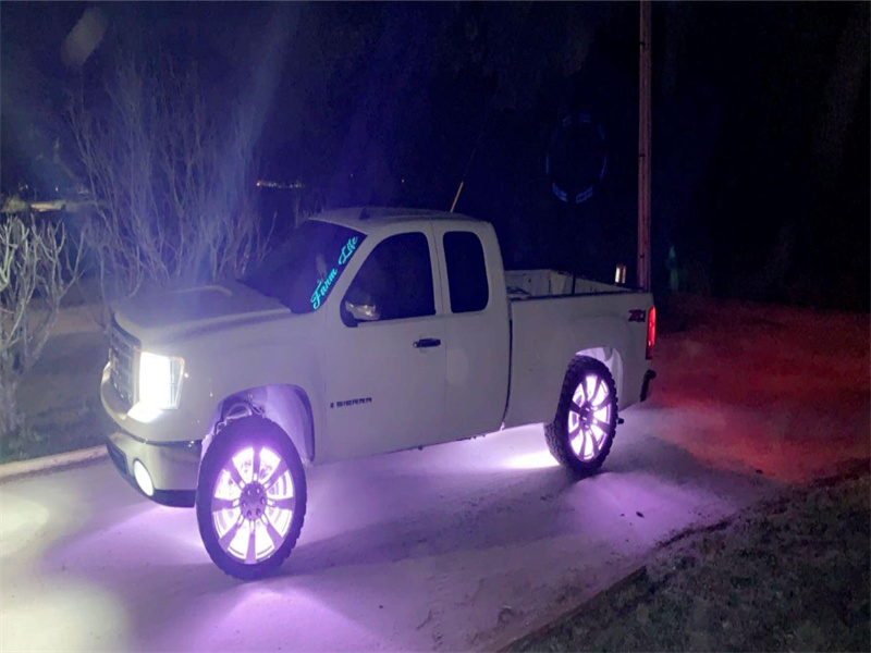 color chasing wheel lights