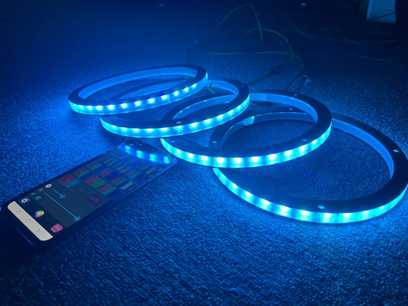 RGB Multi Color Speakers Ring Lights