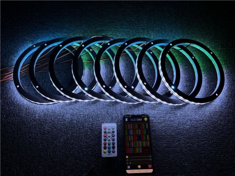 RGB Multi Color Speakers Ring Lights