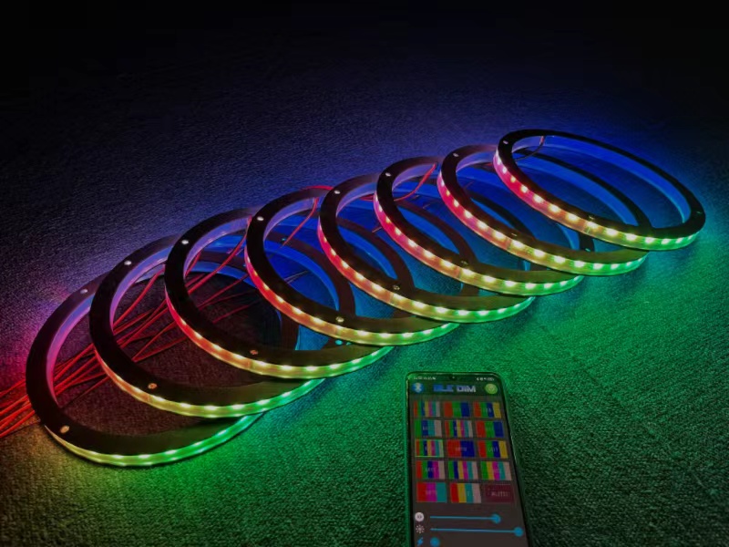 Bluetooth Control LED Speaker Lights