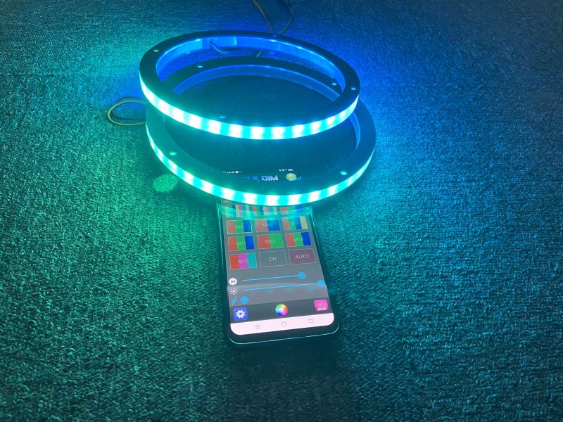 Switch and Bluetooth Remote Control Speaker Lights