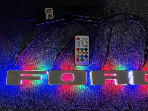 Red Green Blue Logo Light for FORD