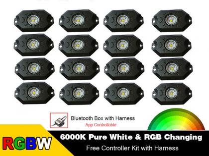 RGBW LED Rock Lights