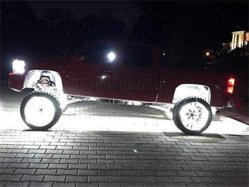 17.5 Quad Row White LED Vehivcle Wheel Lights