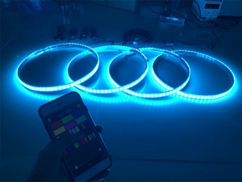 double row rgb wheel ring