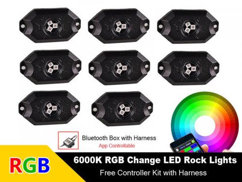 8Pods LED Rock Lights