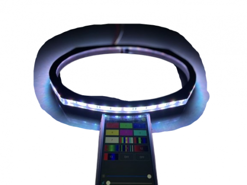 6*9'' 2pcs Rgb Changing Led Speaker Ring Light