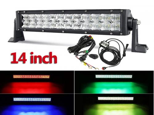 14'' RGB Straight Light Bar