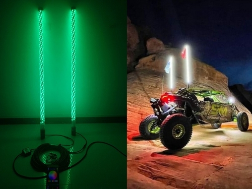 3FT LED Whips Pole Lighted Antenna